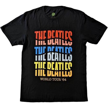 T-Shirt The Beatles Colour Wave Black M T-Shirt - 1