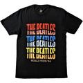 The Beatles Colour Wave Black M Shirt