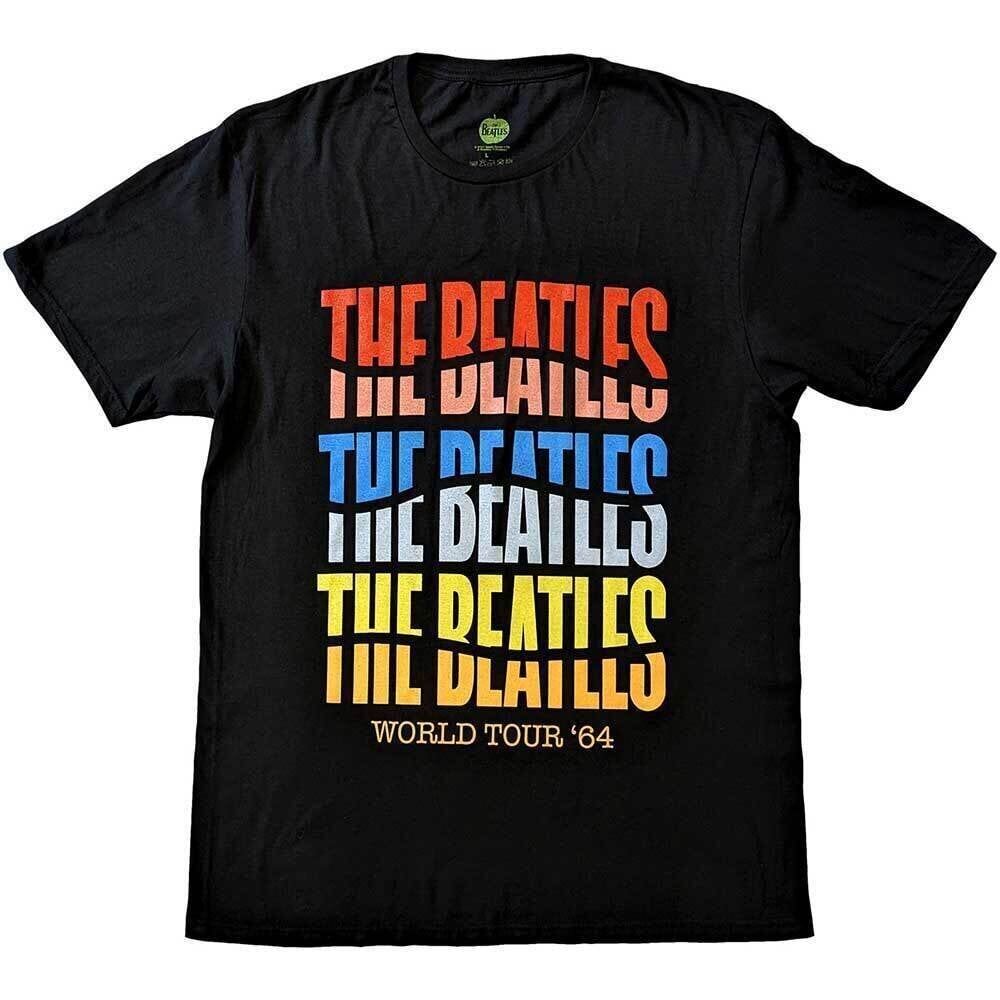 Camiseta de manga corta The Beatles Colour Wave Black L Camiseta de manga corta