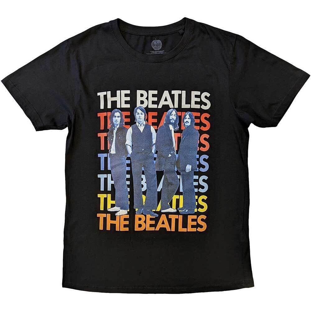 Skjorte The Beatles Iconic Multicolour Black L Skjorte