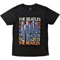 The Beatles Iconic Multicolour Black XL T-särk
