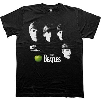 T-Shirt The Beatles With The Beatles Apple Black S T-Shirt - 1