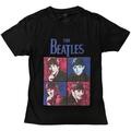 The Beatles Portraits Black L Maglietta