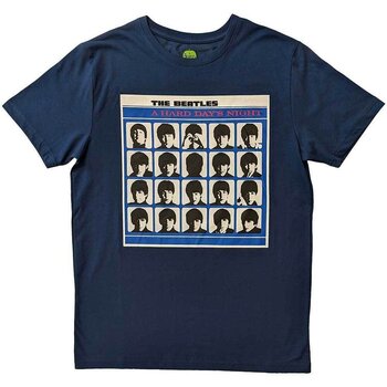 Camiseta de manga corta The Beatles A Hard Day's Night Album Cover Denim Blue S Camiseta de manga corta - 1