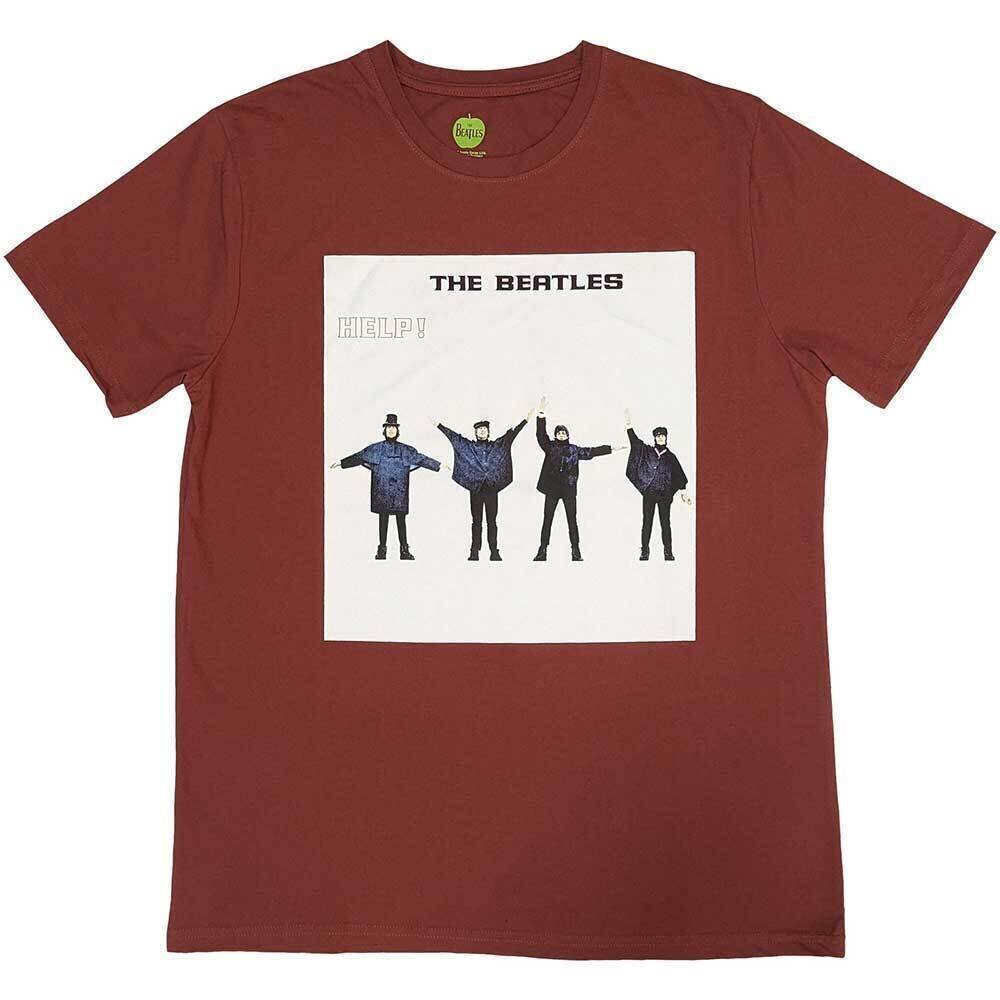 T-Shirt The Beatles HELP! Album Cover Red S T-Shirt