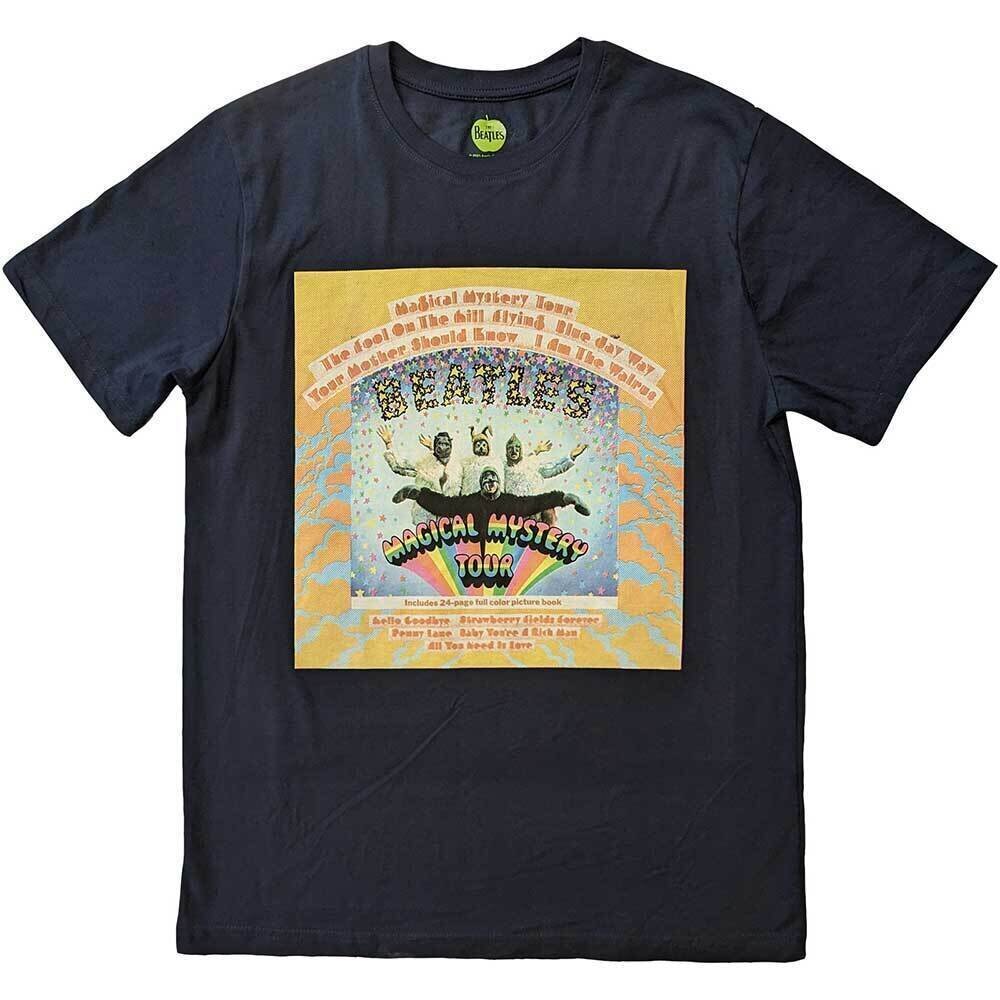 T-Shirt The Beatles Magical Mystery Tour Album Cover Navy Blue M T-Shirt