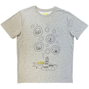 T-shirt The Beatles Bubbles Heather Grey XL T-shirt - 1