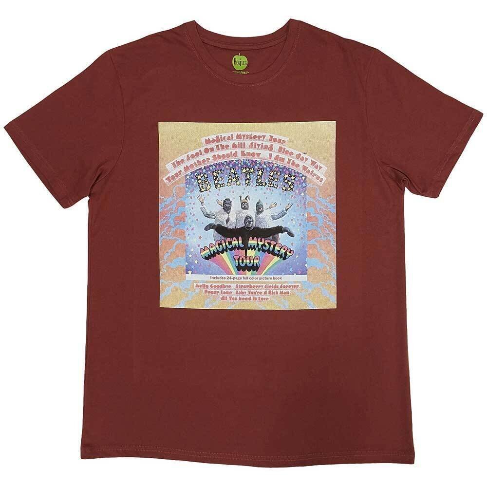 T-Shirt The Beatles Magical Mystery Tour Album Cover Red L T-Shirt
