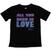 T-Shirt The Beatles All You Need Is Love Black L Ladies T-Shirt