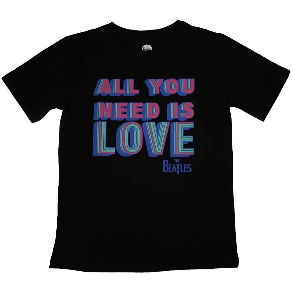 T-shirt The Beatles All You Need Is Love Black XL Feminino T-shirt