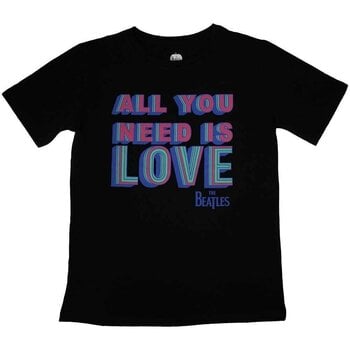 T-Shirt The Beatles All You Need Is Love Black 2XL Ladies T-Shirt - 1