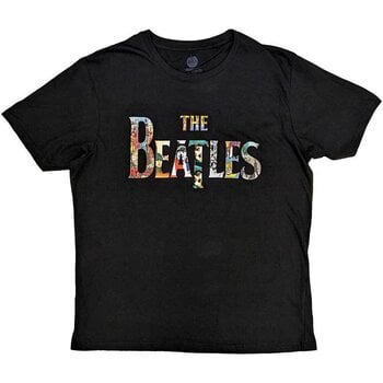 Skjorte The Beatles Logo Treatment Black XL Skjorte - 1