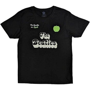 T-Shirt The Beatles 70s Logo & Years (Back Print) Black 2XL T-Shirt - 1