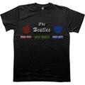 The Beatles Apple Years Red & Blue Black XL T-Shirt