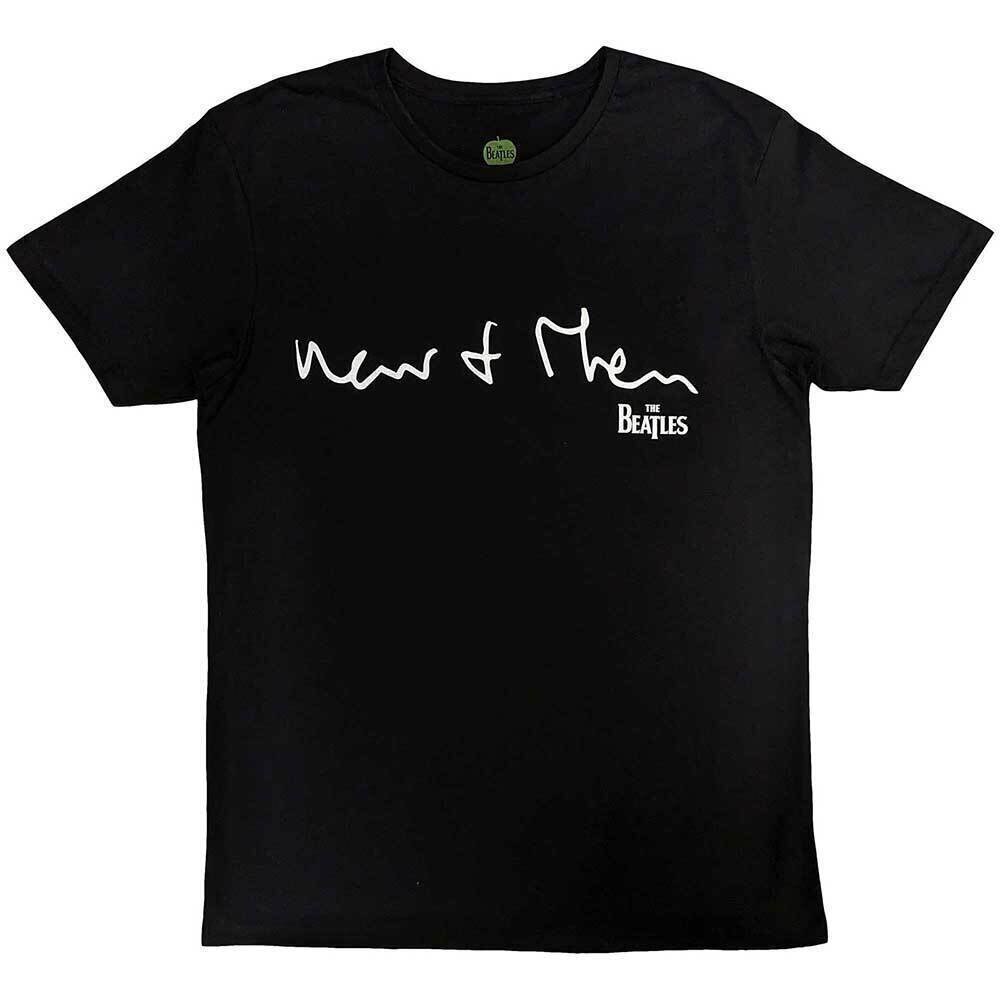 T-Shirt The Beatles Now & Then (Back Print) Black L T-Shirt