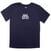Camiseta de manga corta The Beatles Mini Abbey Road Crossing Silhouette Navy Blue L Camiseta de manga corta