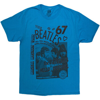T-Shirt The Beatles 1967 Blue 2XL T-Shirt - 1