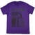 T-Shirt The Beatles 1968 Purple S T-Shirt