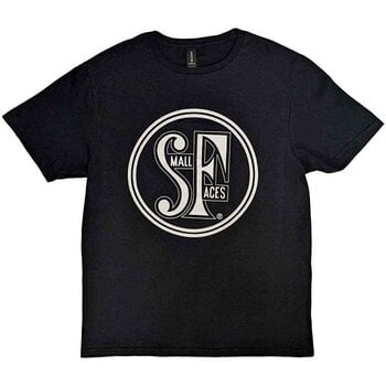 T-Shirt Small Faces Logo Black M T-Shirt - 1
