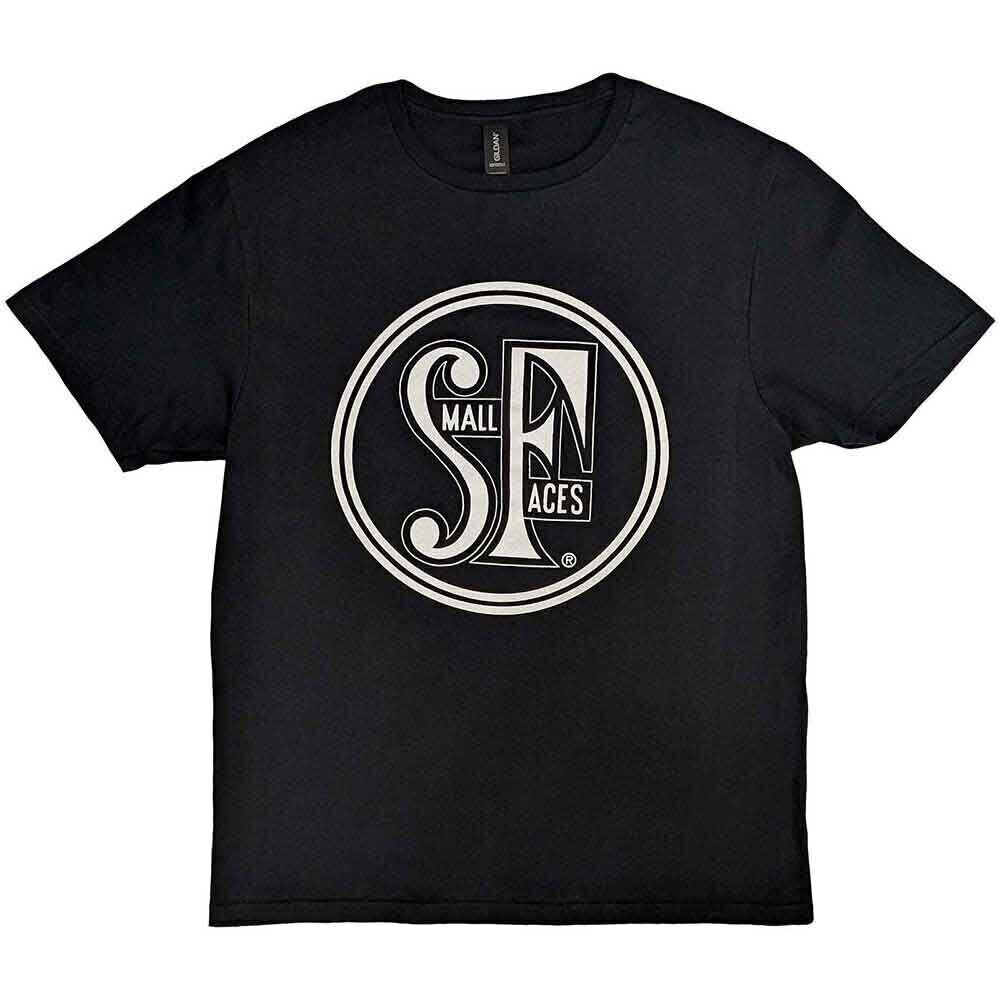 T-Shirt Small Faces Logo Black 2XL T-Shirt