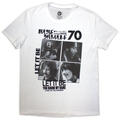 The Beatles 1970 White L T-Shirt