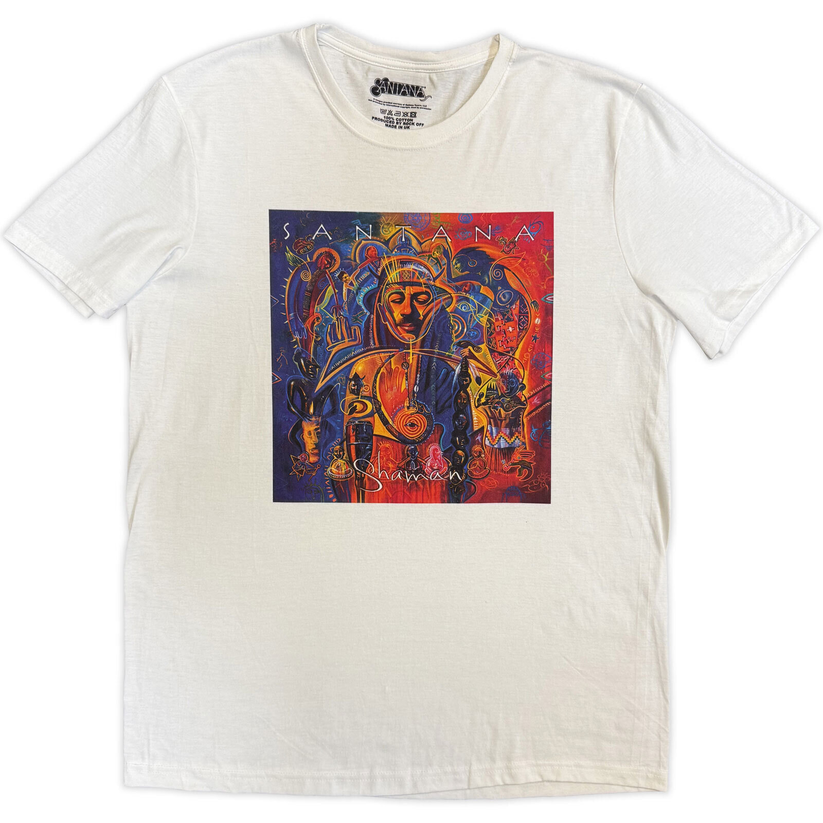 T-shirt Santana Shaman White L T-shirt