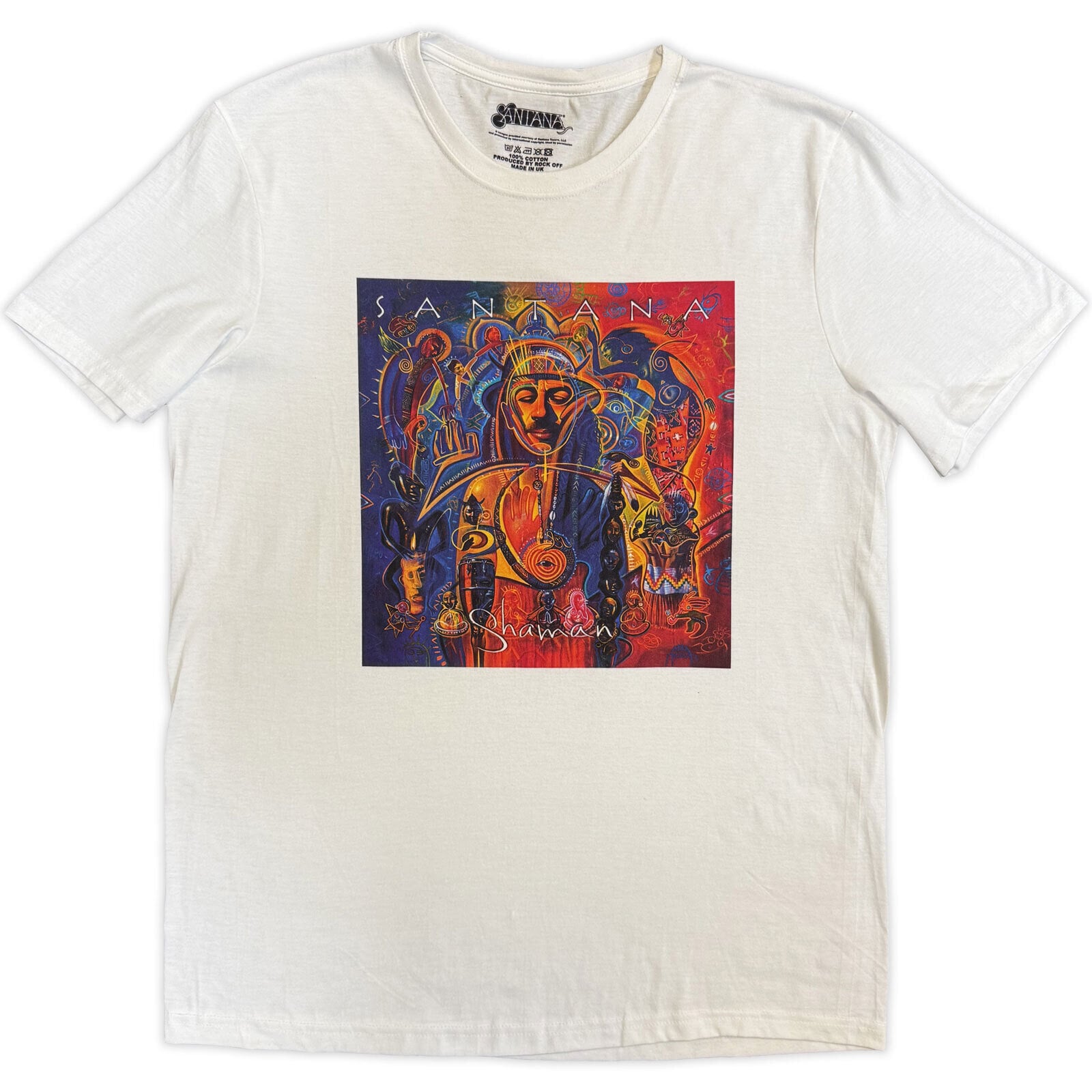 T-shirt Santana Shaman White XL T-shirt