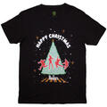 The Beatles Christmas Tree Футболка з коротким рукавом Black L