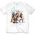 T-shirt Roxy Music Guitars White L T-shirt