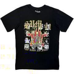 T-Shirt Sum 41 All Killer No Filler Tracklist (Back Print) Carbon