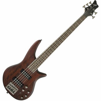 5-saitiger E-Bass, 5-Saiter E-Bass Jackson JS Series Spectra Bass JS3V LF Walnut Stain - 1