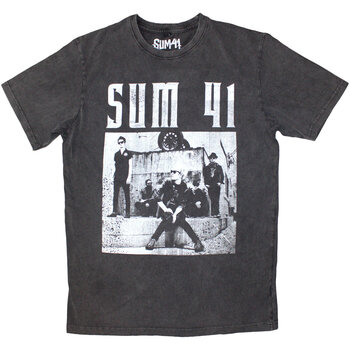 T-shirt Sum 41 Box Photo (Stone Wash) Charcoal Grey XL T-shirt - 1