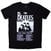 Skjorte The Beatles Tour '64 Dates Black S Skjorte
