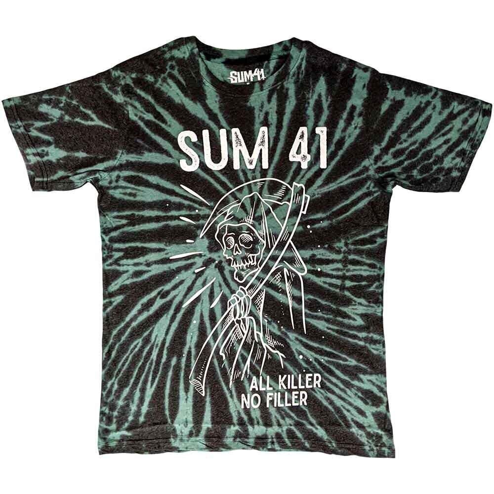 T-shirt Sum 41 Reaper (Wash Collection) Green L T-shirt