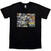 T-Shirt The Beatles Collage Montage Black 2XL T-Shirt
