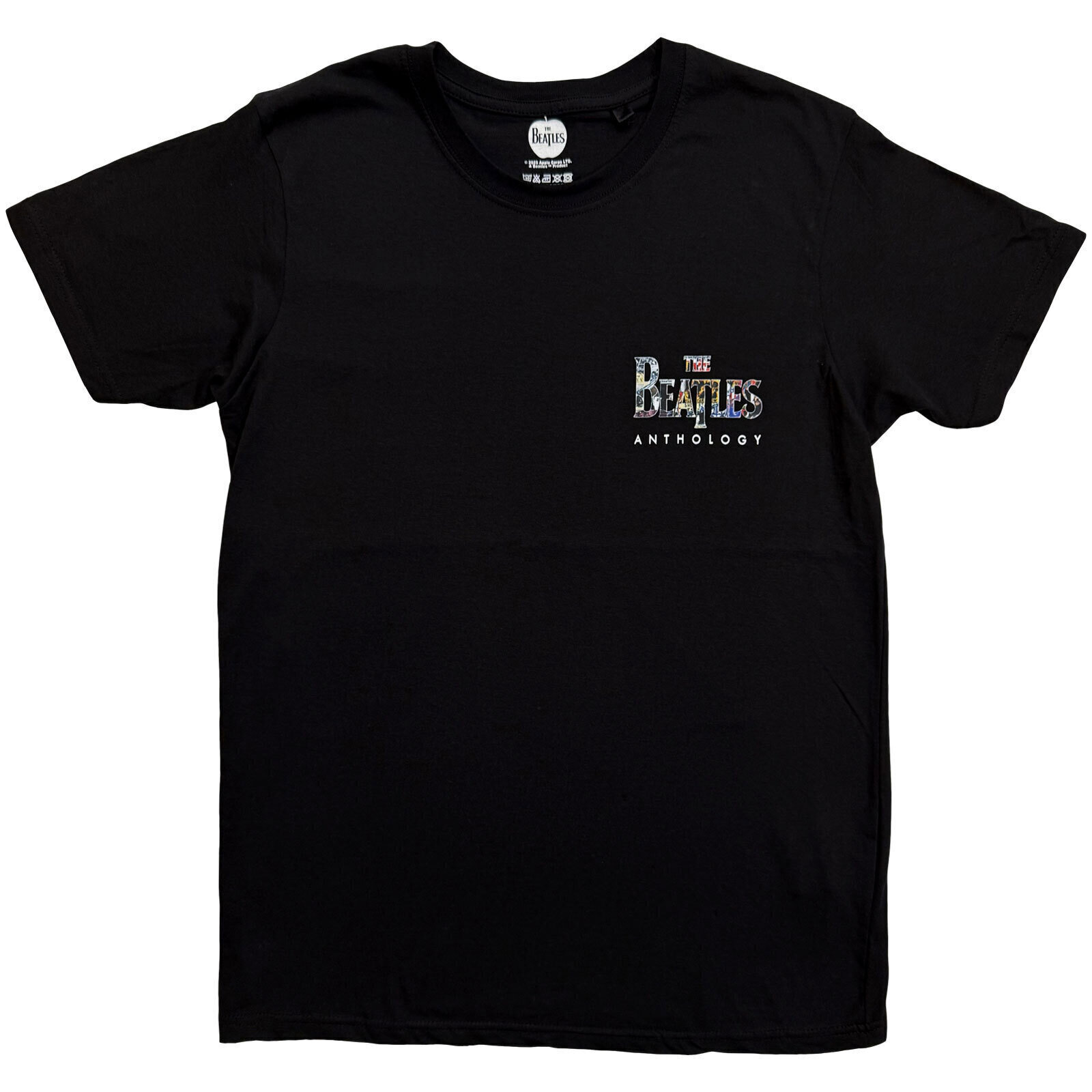 T-Shirt The Beatles Collage Logo Black S T-Shirt