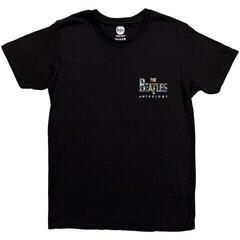 T-shirt The Beatles Collage Logo Black XL T-shirt
