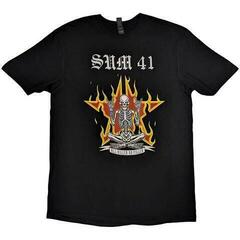T-shirt Sum 41 AKNF Skeleton European Tour 2022 (Back Print & Ex-Tour) Black L T-shirt