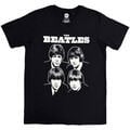The Beatles Black & White Band Black M Košulja