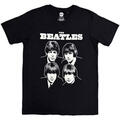 The Beatles Black & White Band Black L Camiseta de manga corta