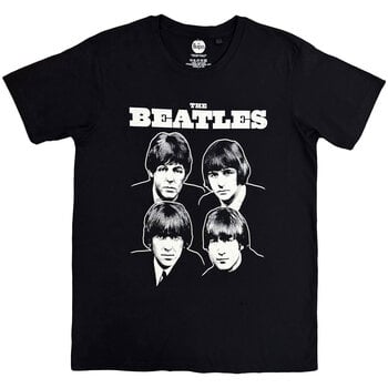 T-Shirt The Beatles Black & White Band Black 2XL T-Shirt - 1
