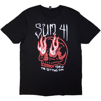 T-shirt Sum 41 Tour '24 Skull (Back Print & Ex-Tour) Black L T-shirt - 1
