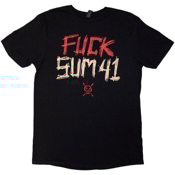 T-shirt Sum 41 Tour '24 Fuck Sum 41 (Back Print & Ex-Tour) Black M T-shirt - 1