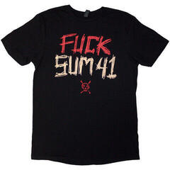 T-shirt Sum 41 Tour '24 Fuck Sum 41 (Back Print & Ex-Tour) Black XL T-shirt