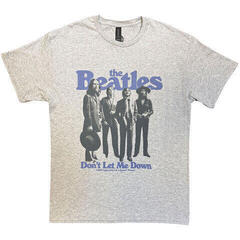 T-shirt The Beatles Don't Let Me Down Grey XL T-shirt