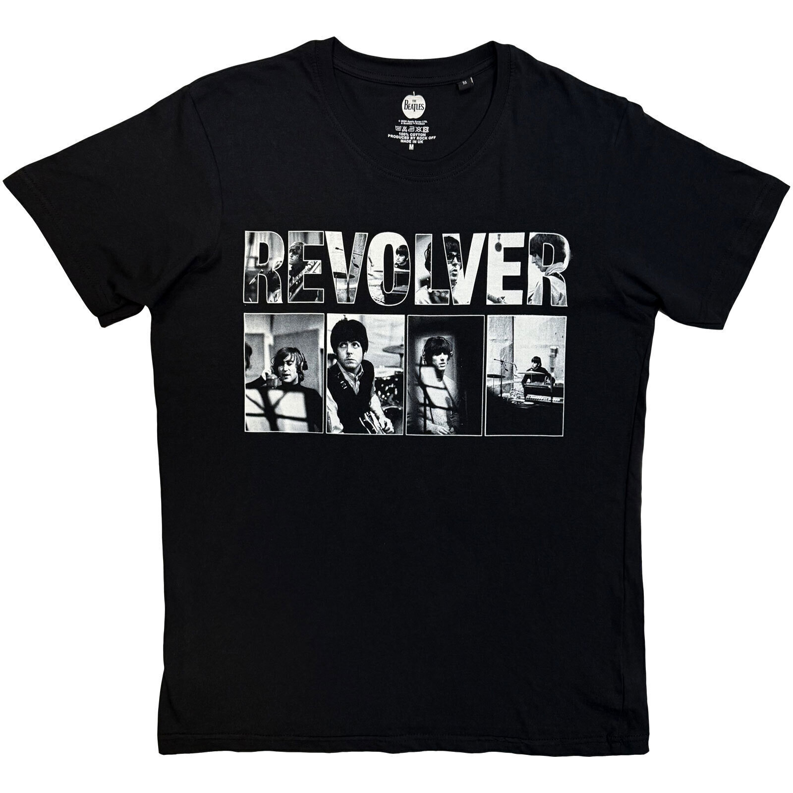 Shirt The Beatles Revolver Portraits Black L Shirt