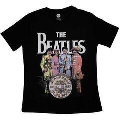 T-Shirt The Beatles Sgt Pepper Black 2XL Ladies T-Shirt