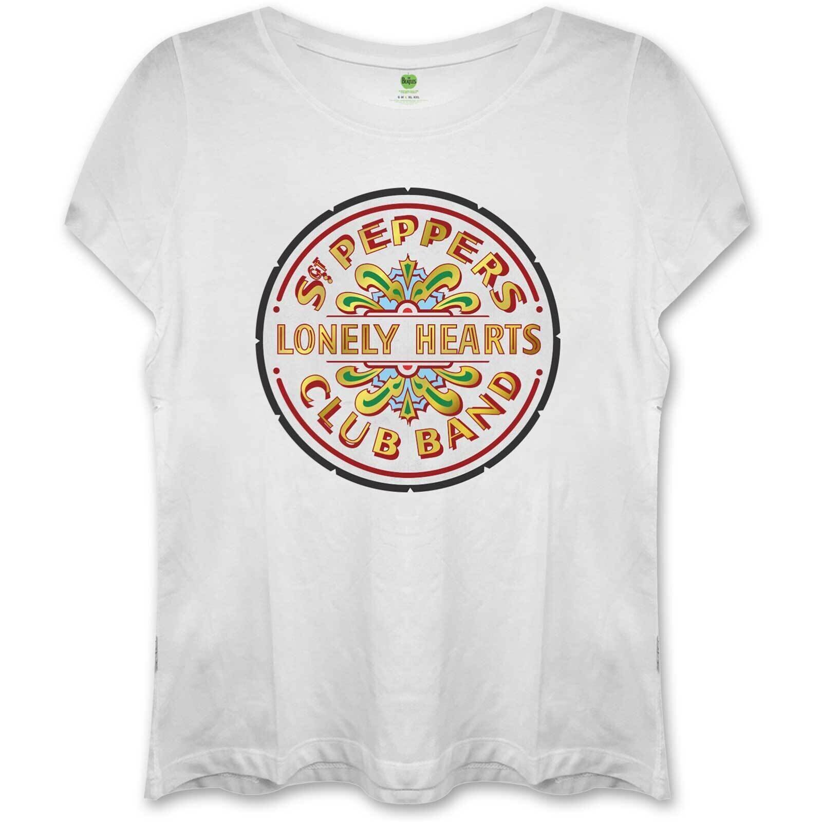 T-Shirt The Beatles Sgt Pepper (Fitted) White S Damen T-Shirt