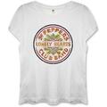 The Beatles Sgt Pepper (Fitted) White S Femme T-shirt