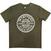 T-Shirt The Beatles Lonely Hearts Khaki Green M T-Shirt